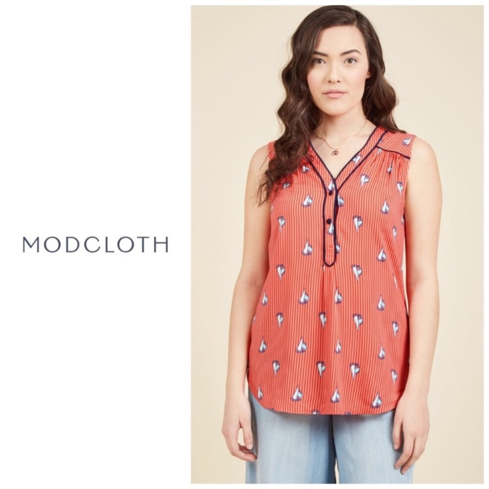ModCloth Sailboat Tank - Picture 2 of 7